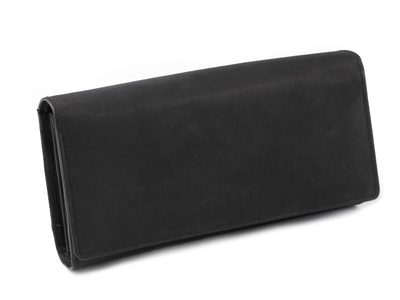 Pěněženka kožená KASÍRKA 10x19 cm{% if variant.name %} – 2 černá{% endif %}