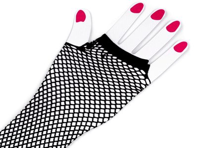 Dlouhé společenské rukavičky síťované, bezprsté{% if product.brand.name %} – Stoklasa{% endif %}