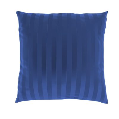 Povlak na polštář saténový s proužkem MODRÝ{% if product.brand.name %} – Kvalitex{% endif %}