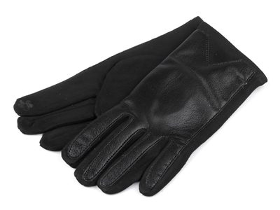 Dámské rukavice zdobené eko kůží, dotykové{% if product.brand.name %} – Stoklasa{% endif %}