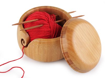 Bambusová dóza na pletací přízi{% if product.brand.name %} – Stoklasa{% endif %}