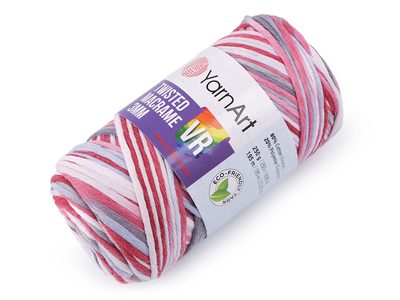 Pletací příze Twisted Macrame 250 g{% if variant.name %} – 3 (917) červená{% endif %}