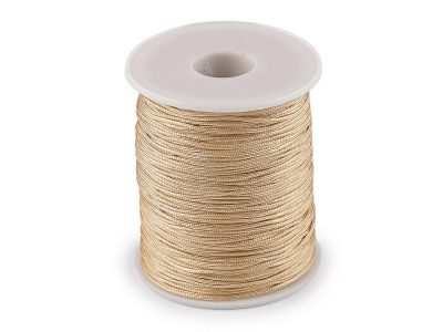 Šňůra PES Ø1,6 mm návin 100 metrů{% if variant.name %} – 5 béžová{% endif %}
