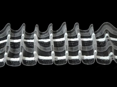 Záclonovka šíře 50 mm tužkové řasení METRÁŽ{% if product.brand.name %} – Galanterka{% endif %}
