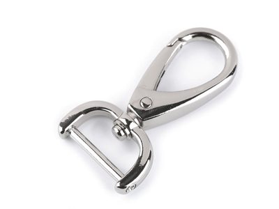 Kovová karabina se šroubovacím průvlekem 19 mm{% if variant.name %} – 2 nikl{% endif %}