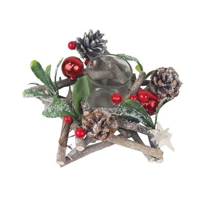 Dekorační svícen P1698 - dia 20 x 8 cm{% if product.brand.name %} – Morex{% endif %}