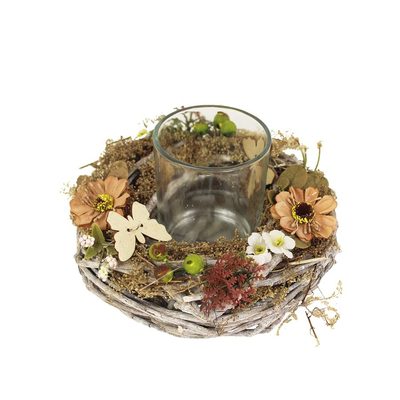 Dekorace na svíčku p0976 - dia 15 x 8,5 cm{% if product.brand.name %} – Morex{% endif %}