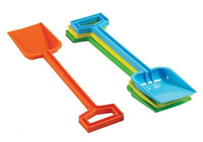 CHEMOPLAST Lopatka dětská plastová 44cm velká na písek 4 barvy – fotka 1