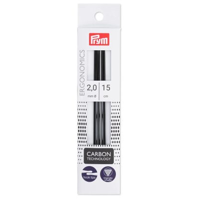 Jehlice ponožkové 2 mm ERGO CARBON{% if product.brand.name %} – PRYM{% endif %}