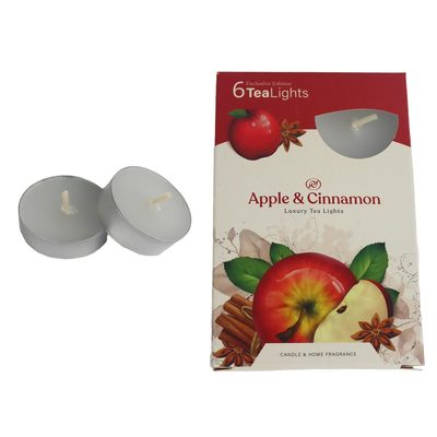 Svíčka čajová APPLE CINNAMON 6ks{% if product.brand.name %} – Morex{% endif %}