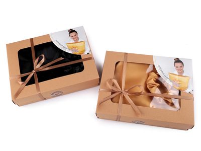 Sada na spaní, saténový povlak na polštář a gumička{% if product.brand.name %} – Stoklasa{% endif %}