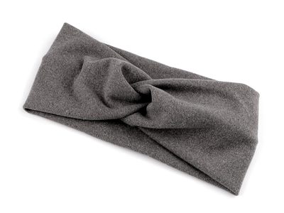Dámská čelenka soft fleece křížená{% if variant.name %} – 3 šedá{% endif %}