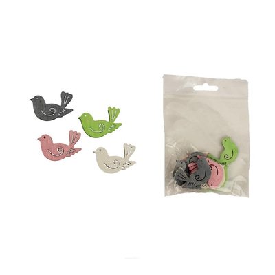 Dekorační ptáček, 12 ks D3710 - 4 x 0,2 x 3 cm{% if product.brand.name %} – Morex{% endif %}