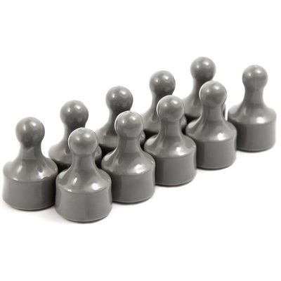 Magnetické figurky M10 šedé, 10 ks, 12 × 20 mm{% if product.brand.name %} – UNIMAGNET{% endif %}