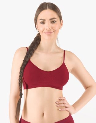 Top s úzkými ramínky{% if variant.name %} – brandy - M/L{% endif %}