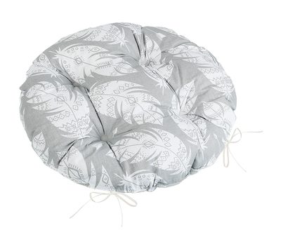 Sedák Adéla prošívaný kulatý Šedá,Bílá 62/237 průměr 40 cm{% if product.brand.name %} – {% endif %}