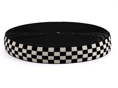 Pruženka měkká káro šíře 30 mm METRÁŽ{% if product.brand.name %} – Stoklasa{% endif %}