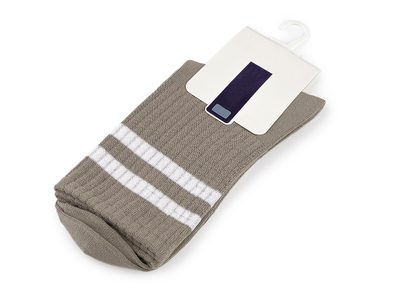 Bavlněné ponožky unisex{% if variant.name %} – 9 (vel. 39-43) šedá prachová{% endif %}