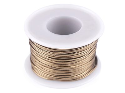 Šňůra z eko kůže 1,5 mm návin 25 metrů{% if variant.name %} – 8 bronzová{% endif %}