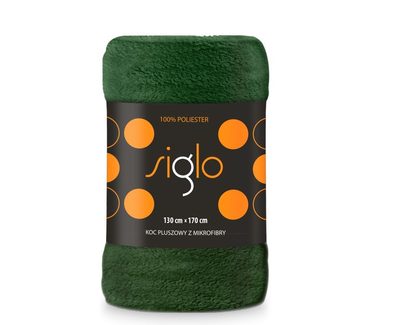 Deka mikroplyš super soft lahvově zelená Polyester, 130/170 cm{% if product.brand.name %} – Faro{% endif %}