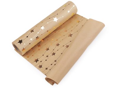 Velvet / samet k výrobě běhounů a dekorací šíře 28 cm, návin 2,7 metrů{% if variant.name %} – 2 béžová zlatá{% endif %}