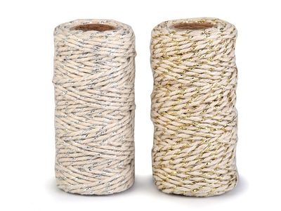 Lurexová vánoční šňůra / provázek Ø1,5 mm navin 17 metrů{% if product.brand.name %} – Stoklasa{% endif %}