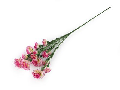 Umělá kytice karafiát mini{% if variant.name %} – 3 růžovofialová krémová{% endif %}