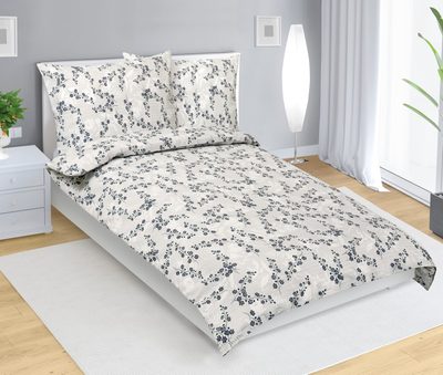 Krepové povlečení Béžová,Šedá,Červená 80/813{% if variant.name %} – 140x220 cm, 70x90 cm{% endif %}