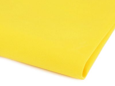 Pěnová guma Foamiran k výrobě květů 60x70 cm{% if variant.name %} – 15 (005) žlutá{% endif %}