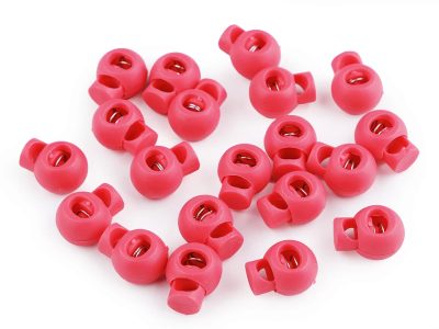 Brzdičky kulaté 15x19 mm 10ks{% if variant.name %} – 2 růžová malinová - světlá{% endif %}