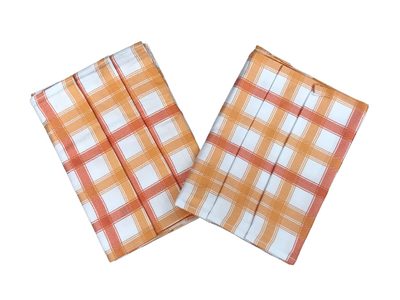 Utěrka Bambus 50x70 cm Kostka střední oranžová 3 ks{% if product.brand.name %} – Svitap{% endif %}