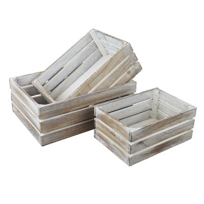 Dřevěná bedýnka S/3 D8182 - 25x17x11 cm 30x21.5x12 cm 35x25x13 cm{% if product.brand.name %} – Morex{% endif %}