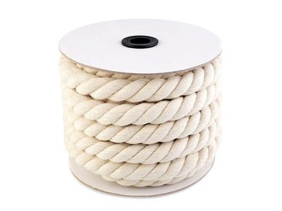 Bavlněná šňůra režná kroucená Ø20 mm návin 10 metrů{% if product.brand.name %} – Galanterka{% endif %}
