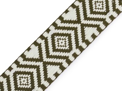 Oboustranný popruh šíře 38 mm METRÁŽ{% if variant.name %} – 2 zelená{% endif %}