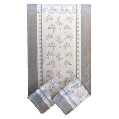Utěrka Extra savá 50x70 cm Jeřabiny světle šedé 3 ks - Svitap