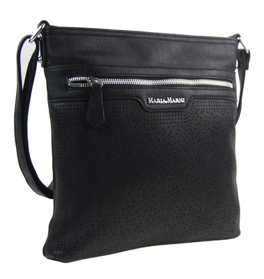 Černá elegantní dámská crossbody kabelka 4151-MM – fotka 2