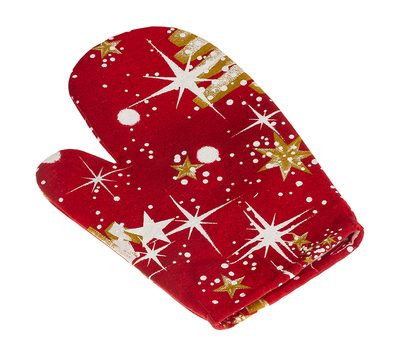 Kuchyňská chňapka vánoční Červená,Zlatá CH/126 28x18 cm{% if product.brand.name %} – Bellatex{% endif %}