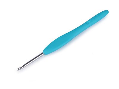 Háček na háčkování se silikonovou rukojetí vel. 3; 3,5; 4; 5{% if variant.name %} – 2 (3,5 mm) náhodná barva{% endif %}