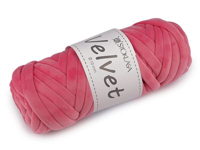 Příze Marshmallow silná Velvet Ø10 mm 500 g{% if variant.name %} – 3 (063) růžová{% endif %}