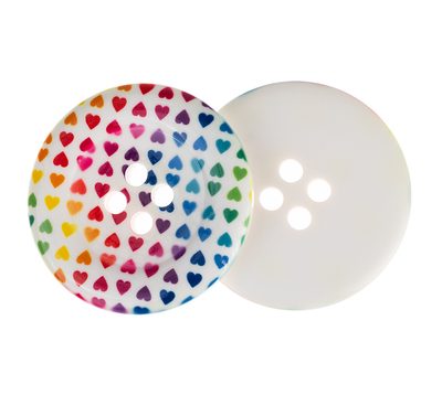 Knoflík - sada 2 ks Fialová,Červená,Modrá,Žlutá,Zelená 336331B průměr 50 mm{% if product.brand.name %} – Bellatex{% endif %}