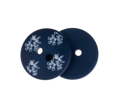 Knoflík - sada 6 ks Modrá,Bílá 400297 průměr 18 mm{% if product.brand.name %} – Bellatex{% endif %}