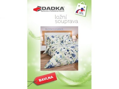 Bavlněné povlečení Bloom elegance světle zelená 140x200, 70x90 cm – fotka 4