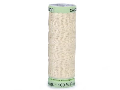 Polyesterové nitě Jeans návin 30 m - 001 režná světlá