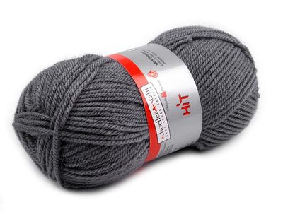 Hit Pletací příze 50 g{% if variant.name %} – 4 (0028) šedá{% endif %}