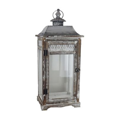 Dřevěná lucerna střední D6044/S -  61,5 cm{% if product.brand.name %} – Morex{% endif %}