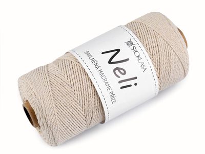 Bavlněná příze macrame Neli 240 g{% if product.brand.name %} – Stoklasa{% endif %}
