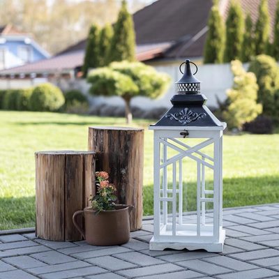 Dřevěná lucerna D4131/S - 62 cm{% if product.brand.name %} – Morex{% endif %}