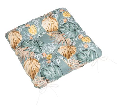 Sedák Adéla prošívaný Šedá,Žlutá,Béžová 41/219 40x40 cm{% if product.brand.name %} – Bellatex{% endif %}
