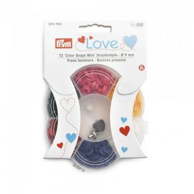 Patentky MINI "Color snaps" 72 ks PRYM LOVE – fotka 1