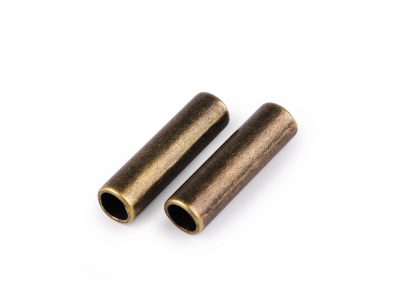 Kovová koncovka na šňůru Ø5 mm / ozdoba 2 kusy{% if variant.name %} – 4 staromosaz{% endif %}